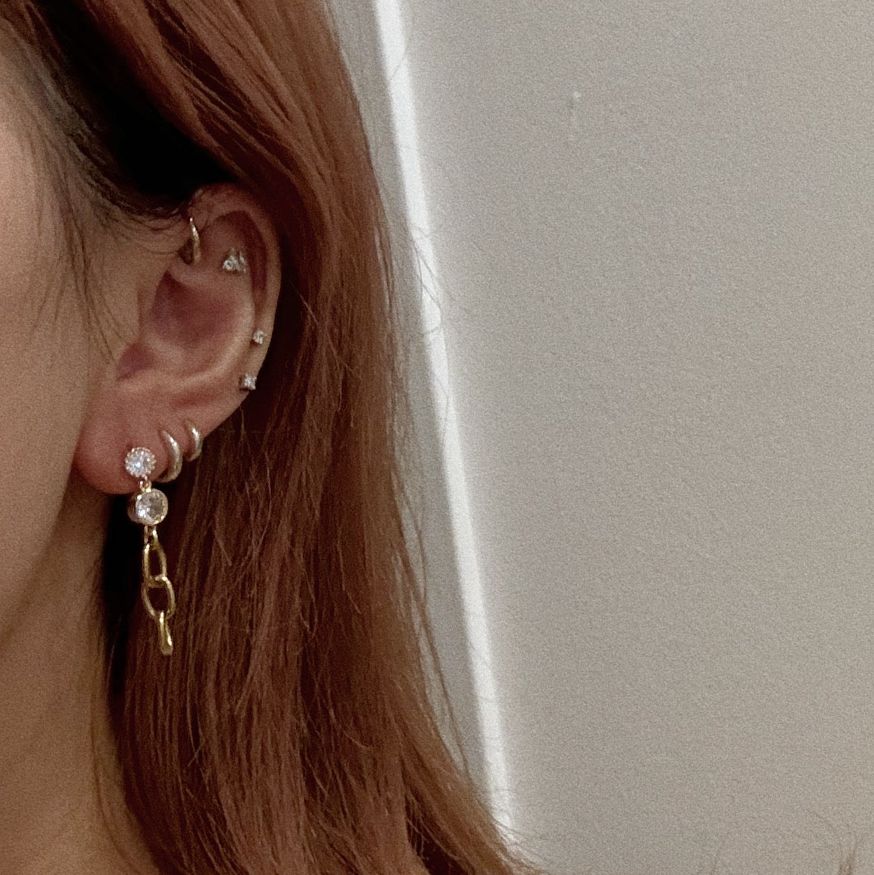 Gold Chunky Earrings