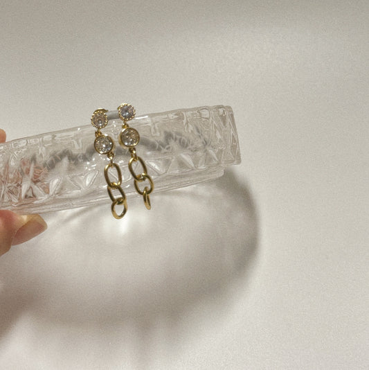 Gold Chunky Earrings